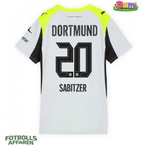Borussia Dortmund Marcel Sabitzer #20 Bortatröja Kvinnor 2025-26 Kortärmad